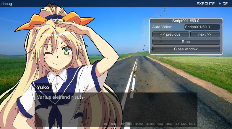 Unity3d视觉新引擎Naninovel :Visual Novel Engine